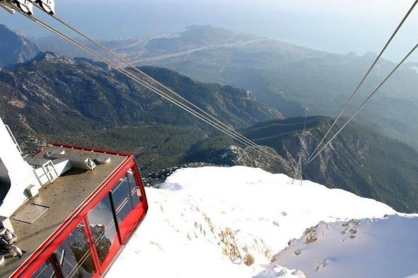 Tahtali cable car from Antalya