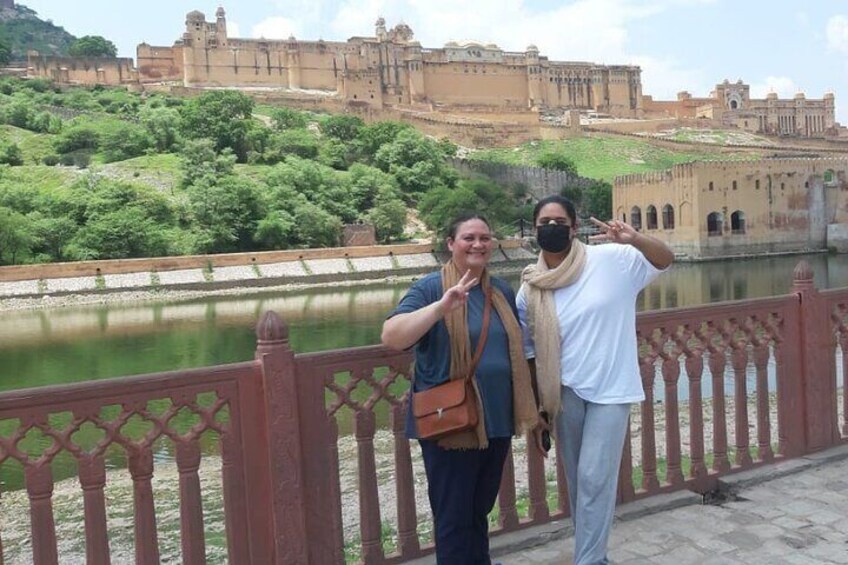 Australian Guests at Amber Fort 