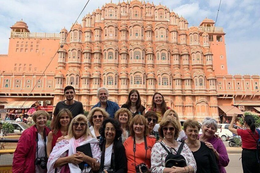 Jaipur Group Tour @ Hawa Mahal