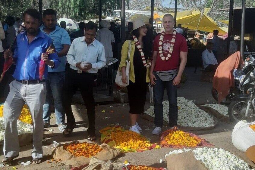 Tour of Jaipur Flower Market