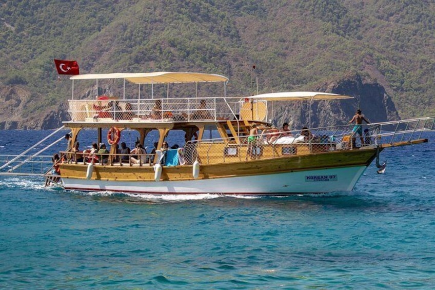 Boat trip from Adrasan to Suluada island, Antalya region