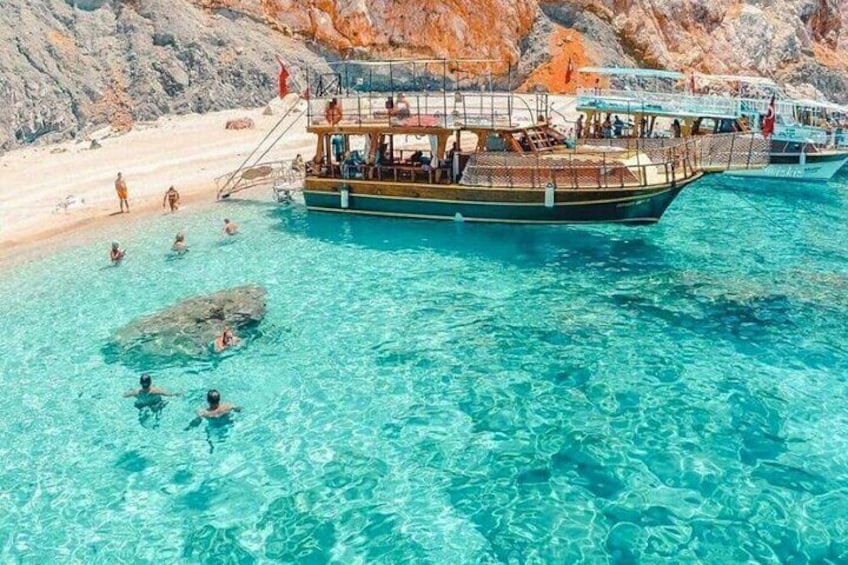 ''Turkish Maldives'' Boat trip Adrasan-Suluada island from Antalya 