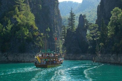 Green Canyon bådtur fra Antalya og regioner