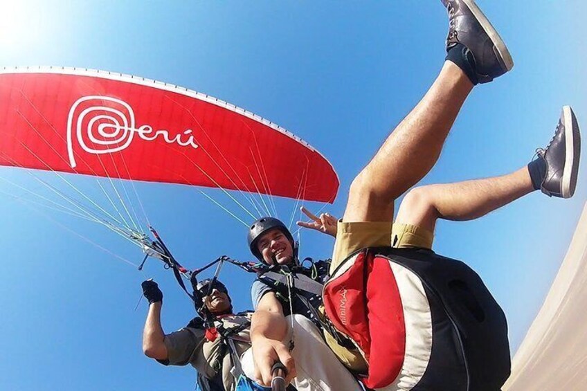 Private Paragliding Flight at Paracas National Reservation