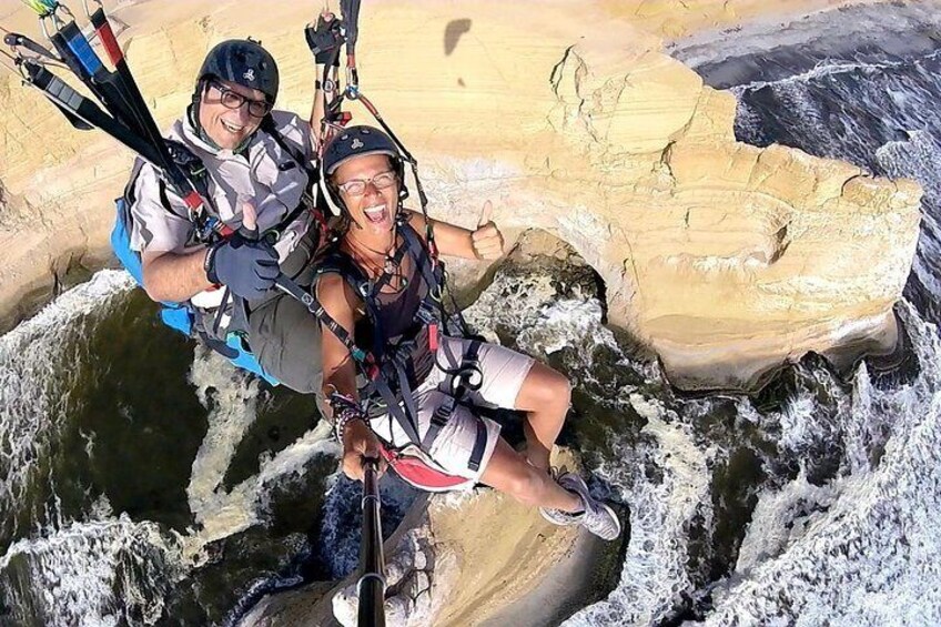 Paragliding Flight at Paracas National Reservation