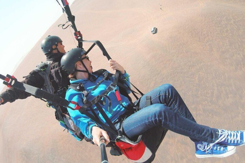 Private Paragliding Flight at Paracas National Reservation