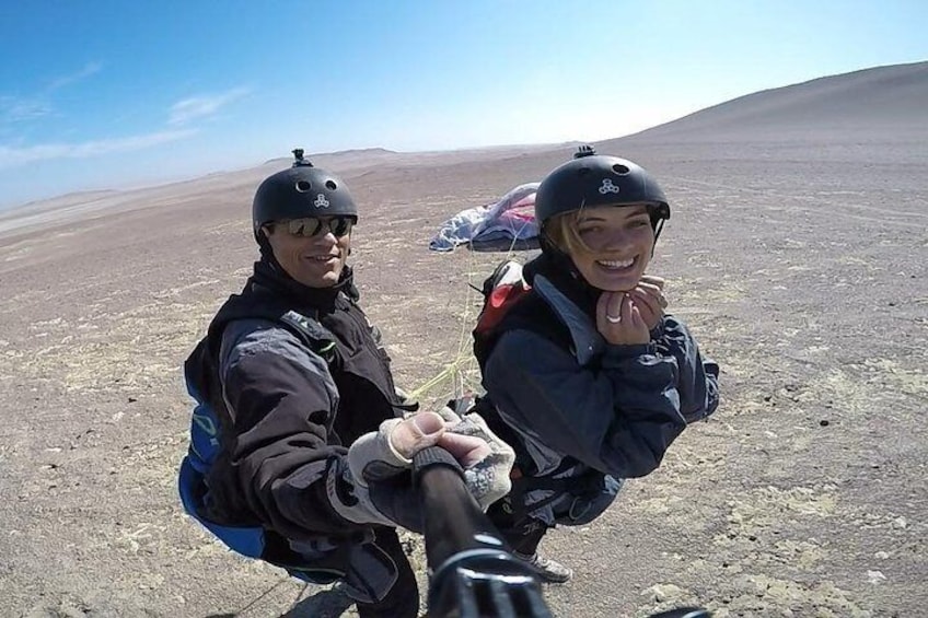 Private Paragliding Flight at Paracas National Reservation