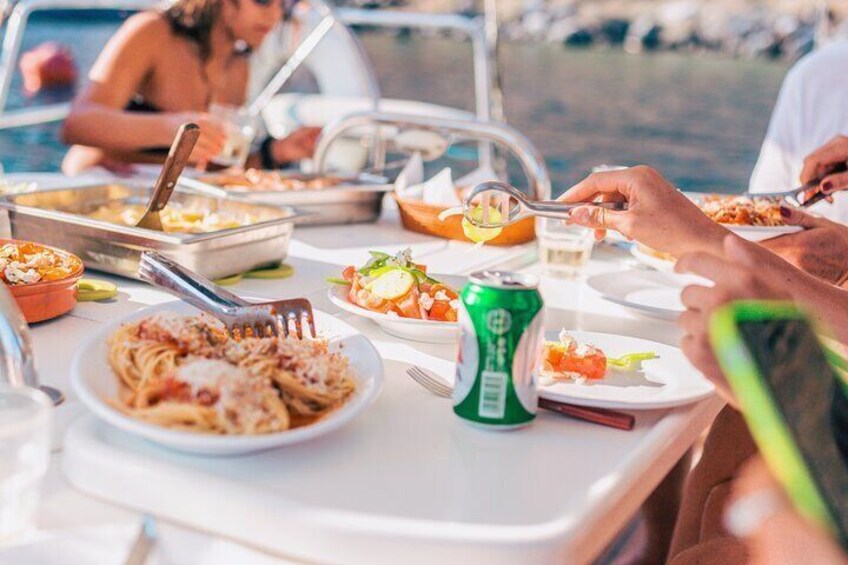 Dinner on board