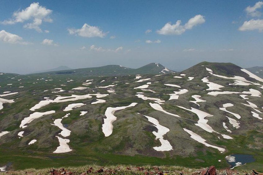 Geghama mountain ridge