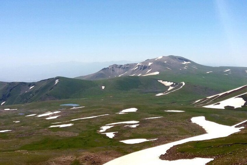 Geghama mountain ridge