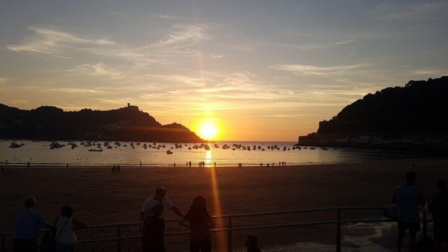 Sunset in San Sebastian