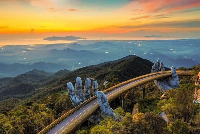 Private Golden Hand Bridge, Hoi An & Danang City from Cruise Port