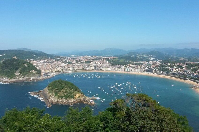 San Sebastian and the Bay of La Concha