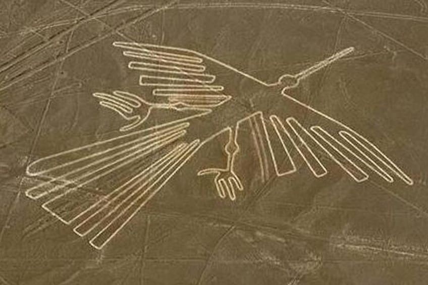 Overflight of Nazca Lines from Nazca