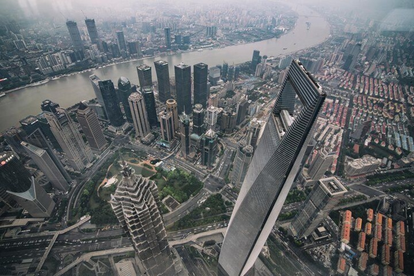 The view from Shanghai Tower