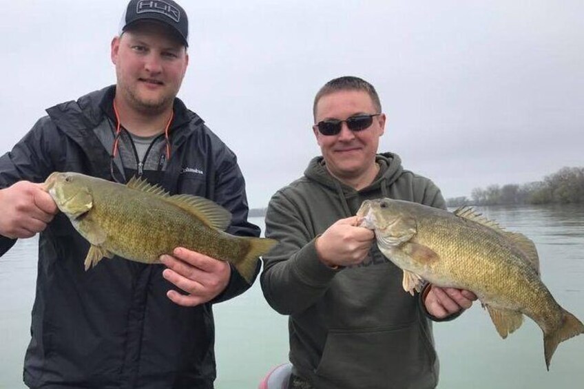 Good Friends enjoying Lake Erie Fishing