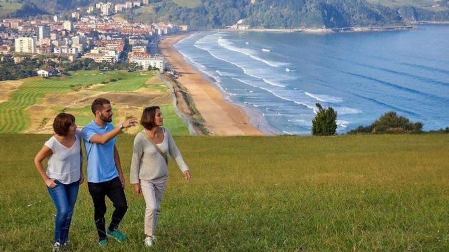 Zarautz, Getaria And Zumaia From San Sebastian