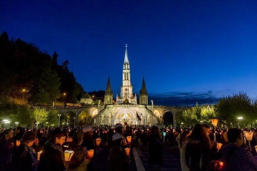 Lourdes Sanctuary and castle small group tour, lunch included