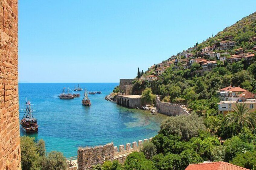 Alanya Pirates Boat Trip with Snorkelling, Swimming & Sunbathing