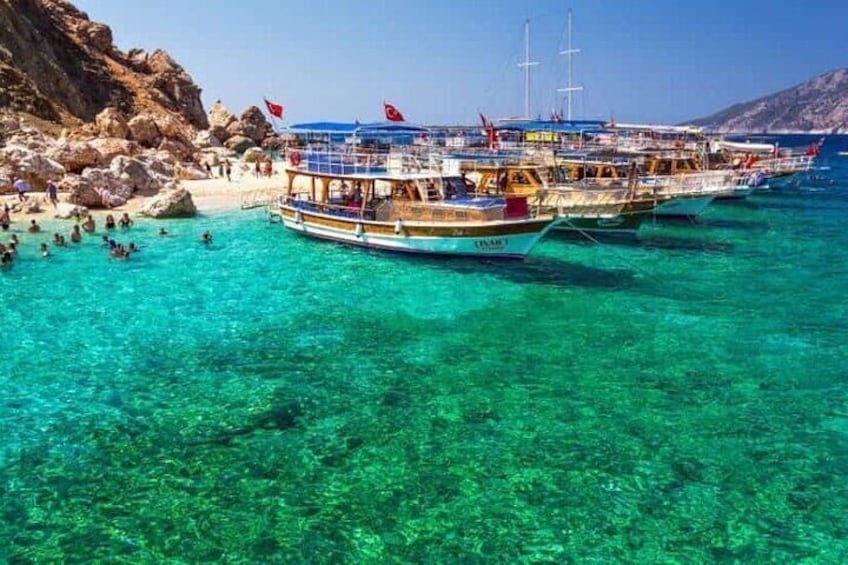 Adrasan Suluada Island Boat Tour From Antalya - Kemer -Belek