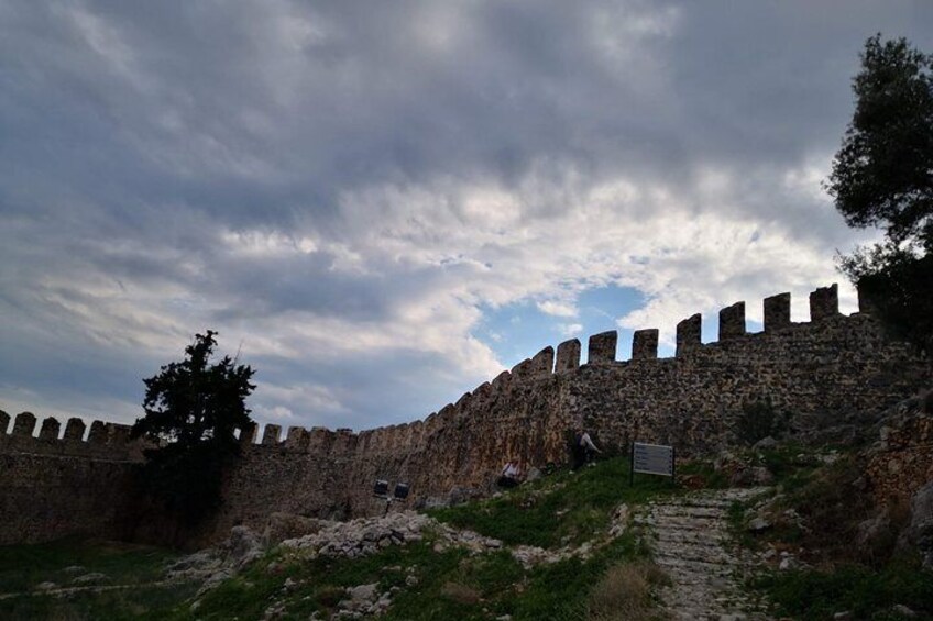 alanya castle walls