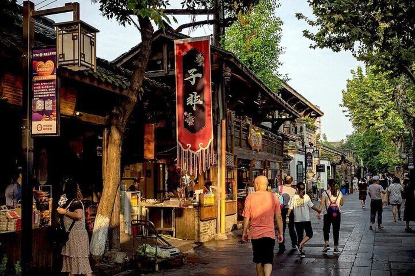Chengdu Panda Base and City Highlights One Day Tour