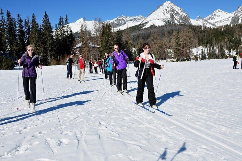 Cross Country Skiing around Strbske Pleso: High Tatras