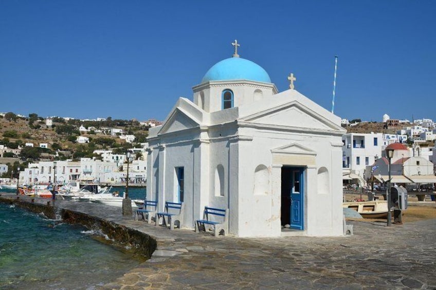 Private Tour of Little Venice, Kalafati Beach and Panagia Tourliani Monastery