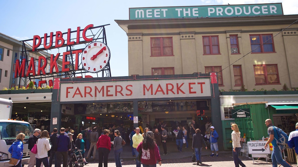 at the heart of the Pike Place Market in Seattle