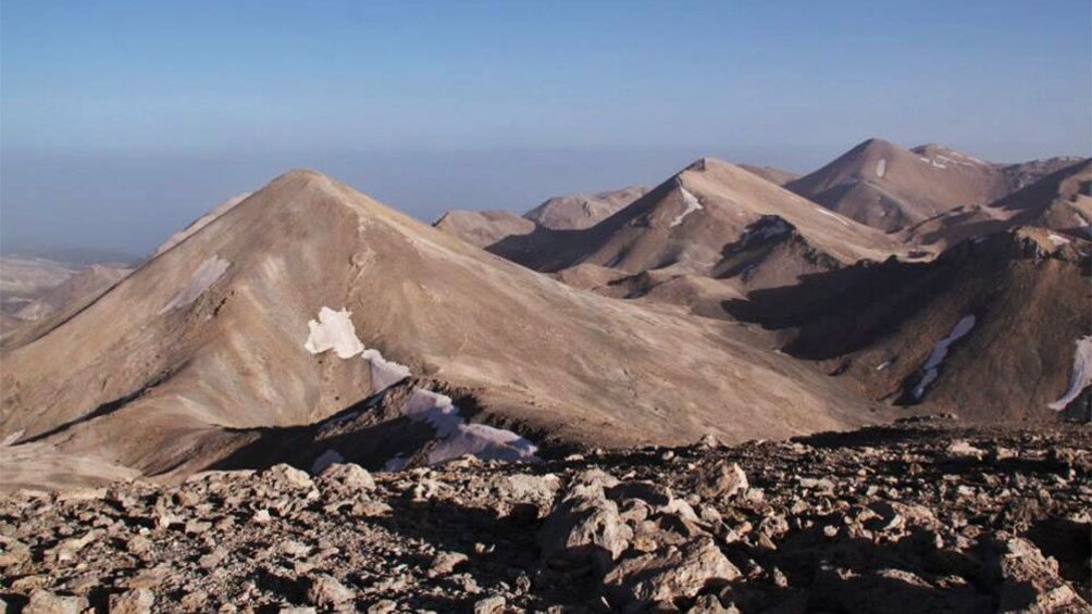 rocky and barren terrain in Crete