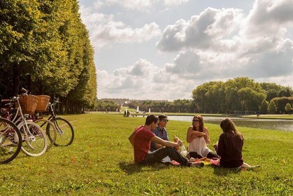 Versailles cykeltur med marked, haver og guidet paladstur