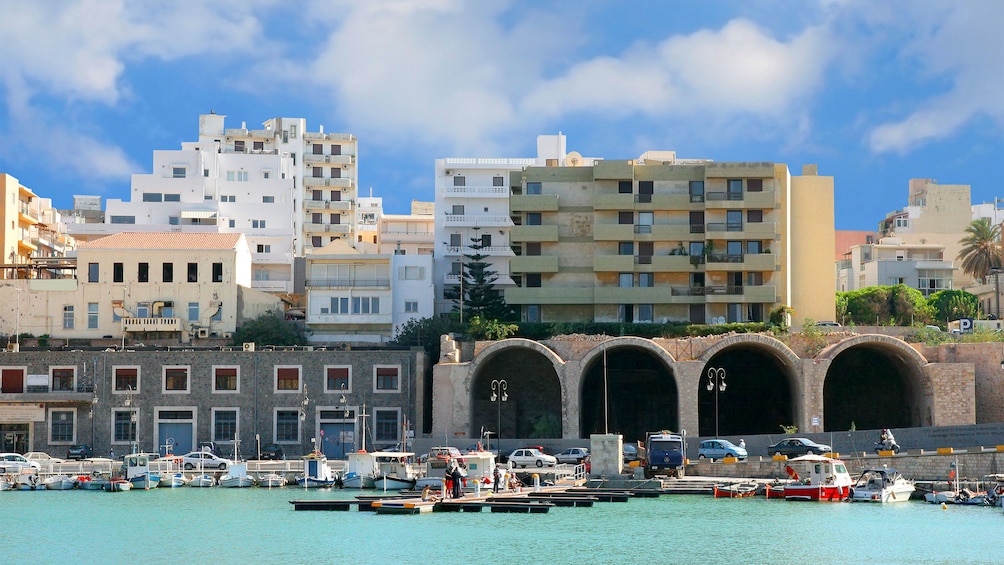 Beautiful view of Heraklion in Greece 