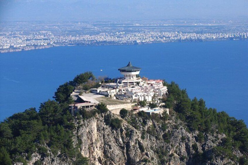 wiev of antalya from the hill.