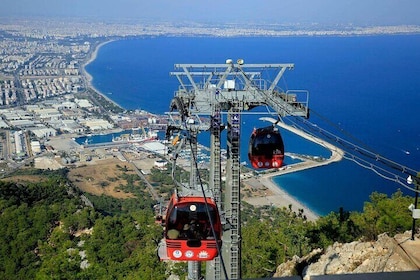 city tour of ANTALYA private cable car, waterfall, old town