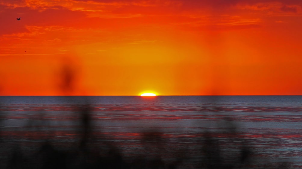 Sunset at La Jolla near San Diego California