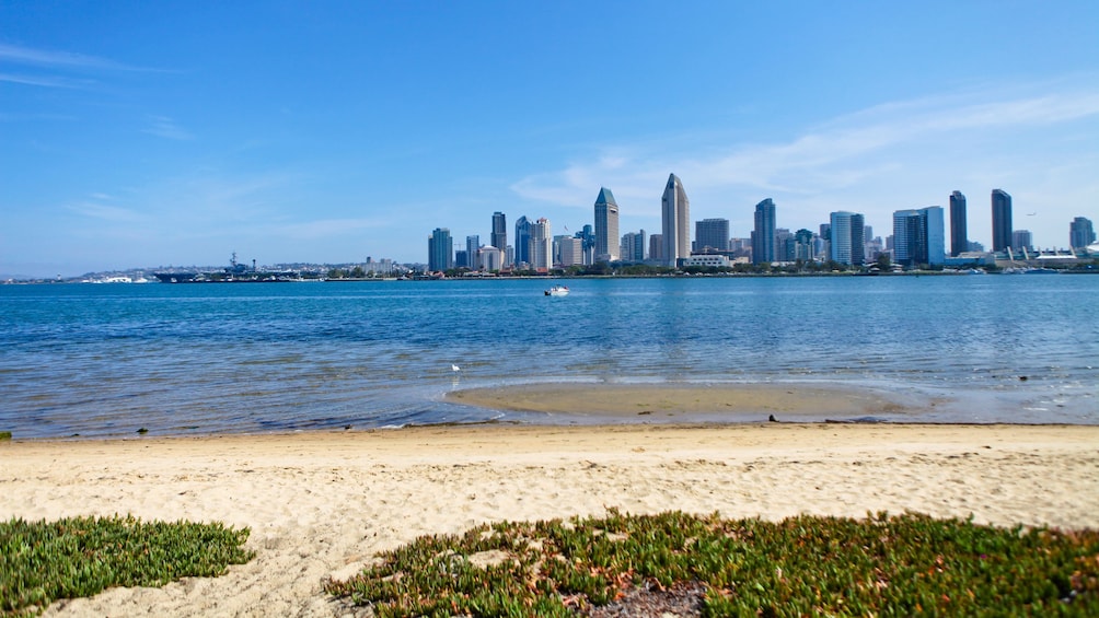 City view from Coronado near San Diego California