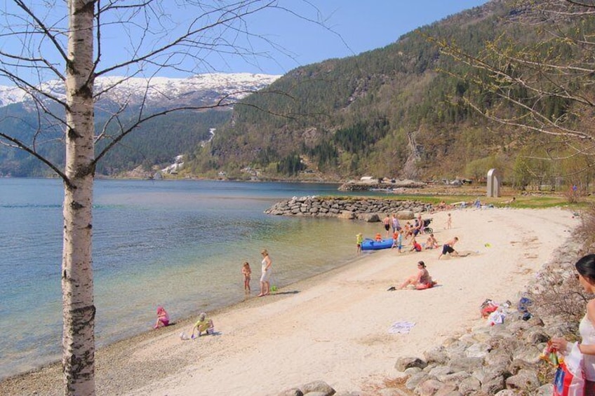 Beach in Mo, early spring