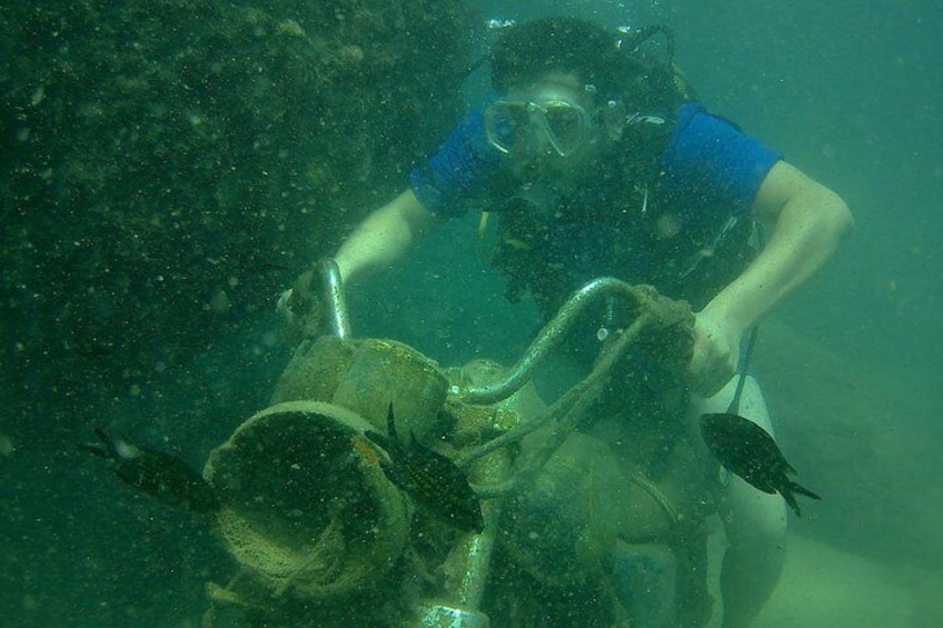 Scuba Diving full of adrenaline in Antalya