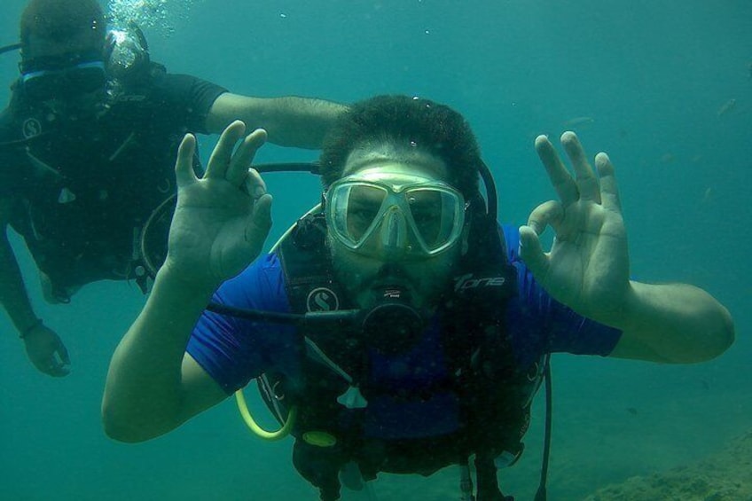 Scuba Diving full of adrenaline in Antalya