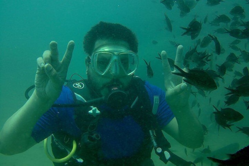 Scuba Diving full of adrenaline in Antalya