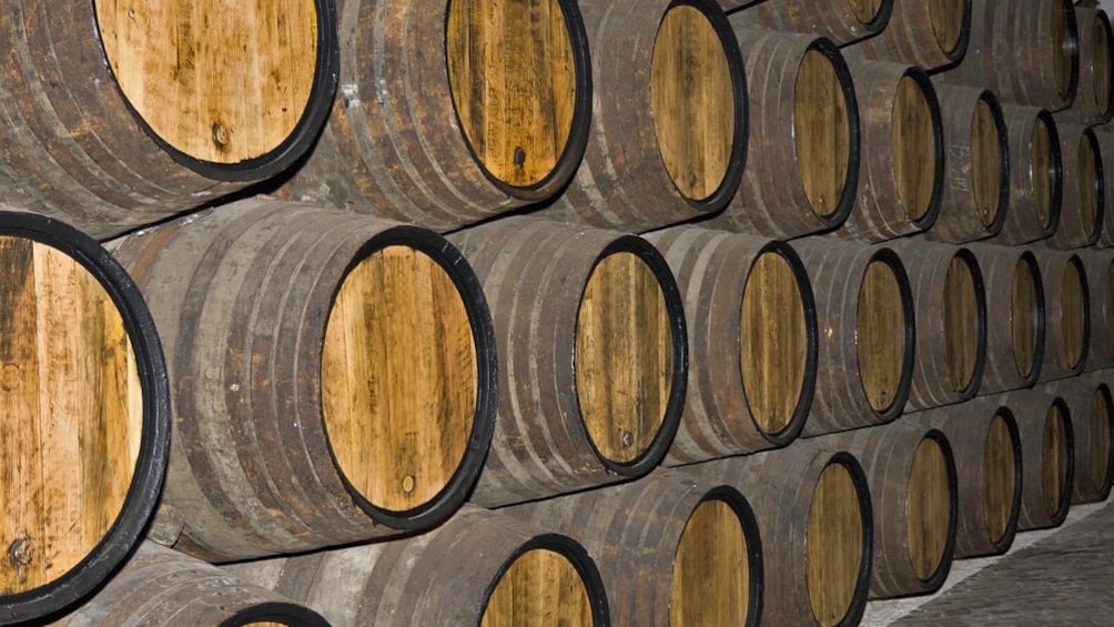 Wine barrels on Temecula Wine Tour near San Diego California