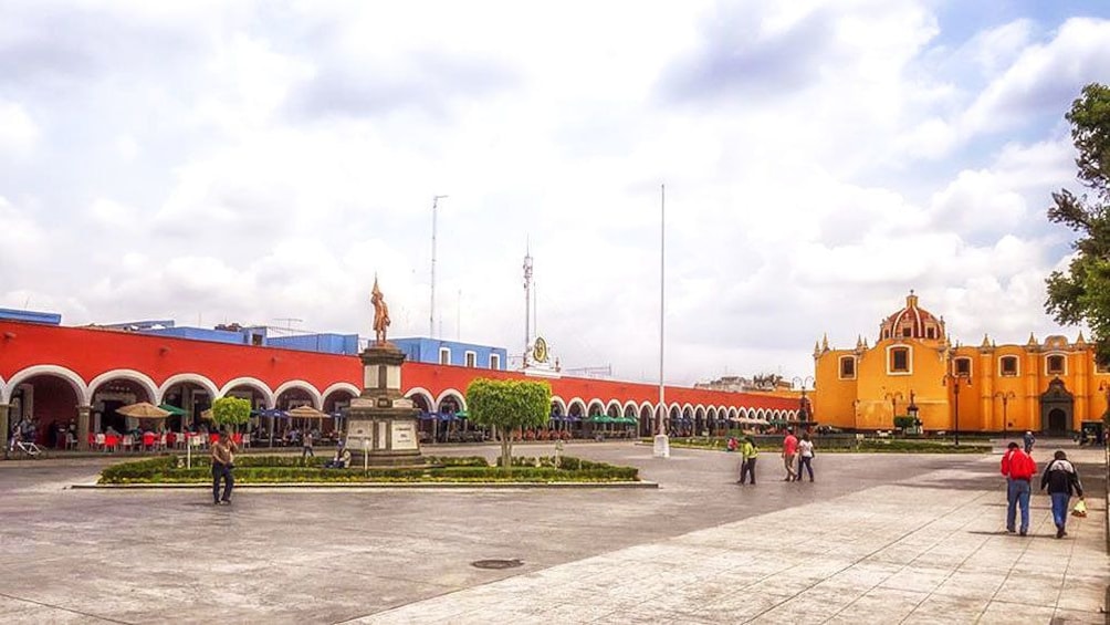 Large courtyard in Puebla