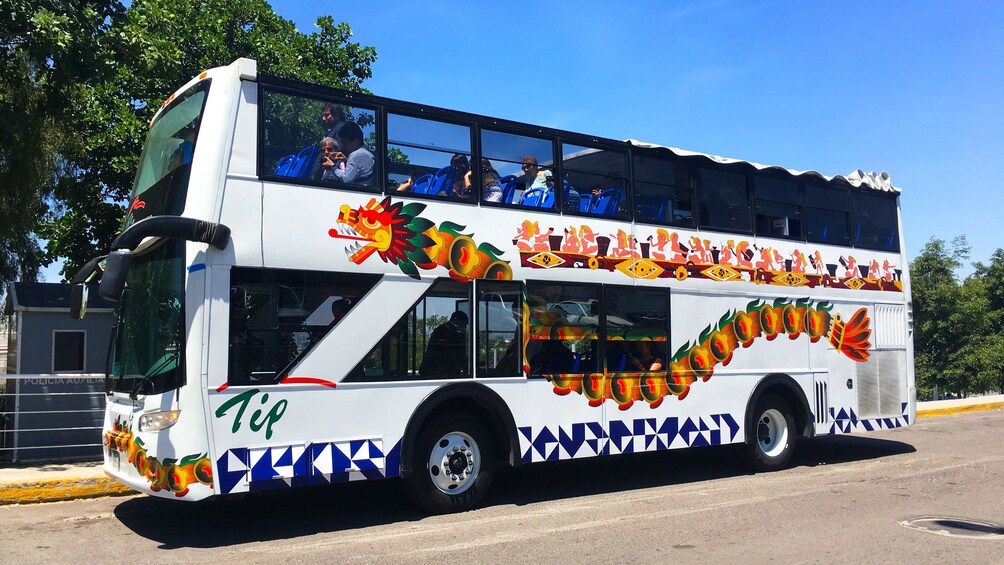 Double decker bus in Puebla