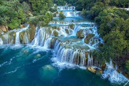 Krka Waterfalls & Klis fortress guided private tour with free wine tasting