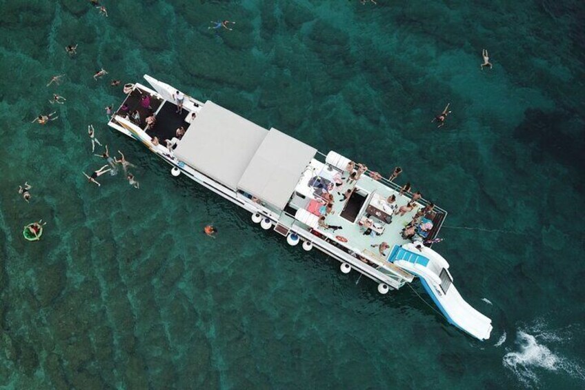 THREE ISLANDS TOUR - Čiovo,Duga Bay-Blue Lagoon-Pirate shipwreck, Šolta island 