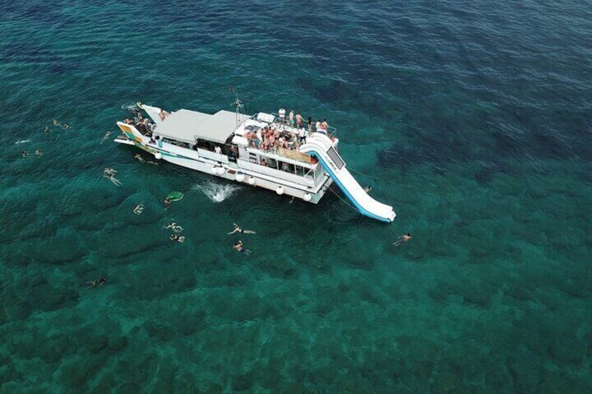 THREE ISLANDS TOUR - Čiovo,Duga Bay-Blue Lagoon-Pirate shipwreck, Šolta island
