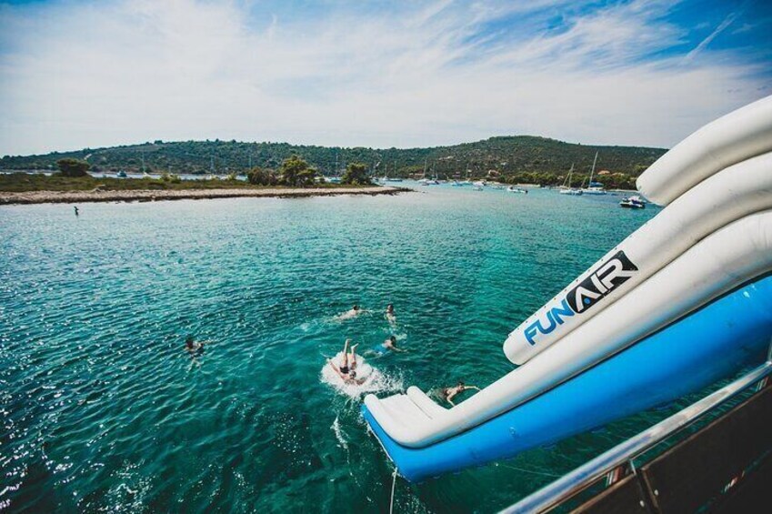 THREE ISLANDS TOUR - Čiovo,Duga Bay-Blue Lagoon-Pirate shipwreck, Šolta island