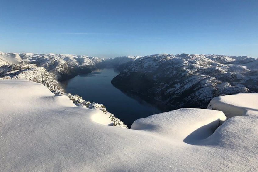 Pulpit Rock Preikestolen view