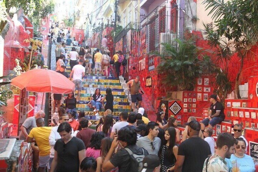 Rio's Full Day: Selarón Steps, Christ & Sugarloaf – Tickets & Lunch Included