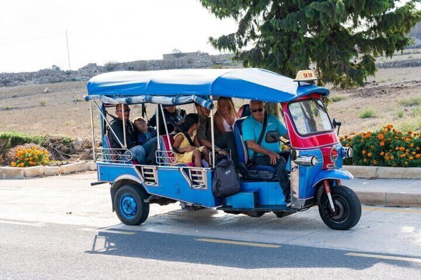 Gozo All Inclusive Chauffeured Tuk Tuk Day Tour - Blue Lagoon